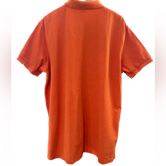 Polo by Ralph Lauren Vibrant Orange Polo Shirt XLG Classic Fit Logo on Front - Picture 5 of 8